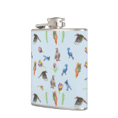 vogels en bloemen heupfles (Links)