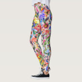 Vogels en bloemen leggings (Links)