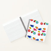 Vogels en bloemen lentstijd notitieboek (Binnen)