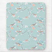 Vogels en bloemen muismat (Voorkant)