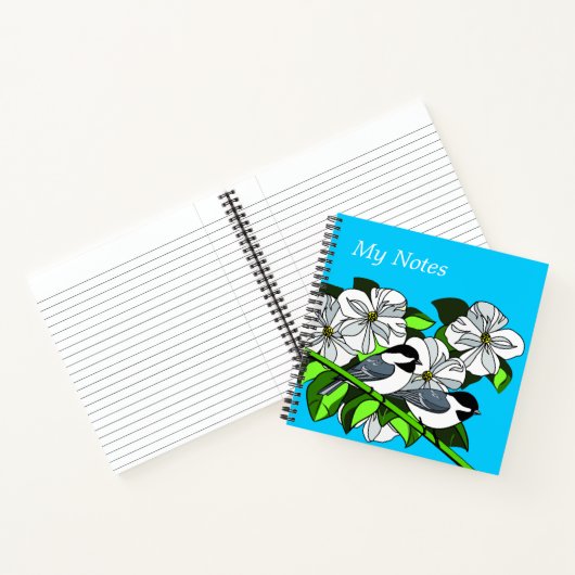 Vogels en Bloemen Notitieboek (Binnen)