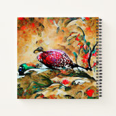 Vogels en bloemen notitieboek (Achterkant)