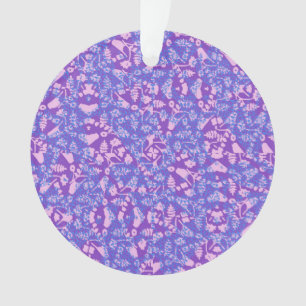 Vogels en bloemen ornament