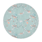 Vogels en bloemen snijplank (Voorkant)