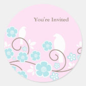 Vogels en Bloemen Stickers (Voorkant)