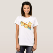 Vogels en bloemen t-shirt (Voorkant volledig)