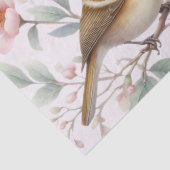 Vogels en bloemen tissuepapier (Detail)