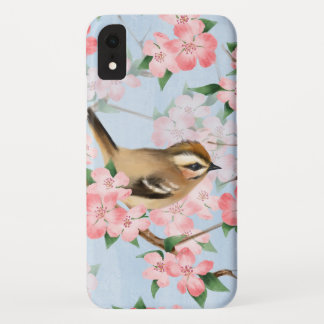 Vogels en bloemen. Veerlooppatroon Case-Mate iPhone Case