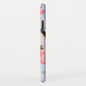 Vogels en bloemen. Veerlooppatroon Case-Mate iPhone Case (Achterkant/rechts)