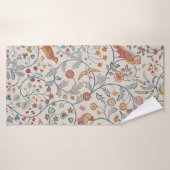 Vogels en bloemen, William Morris Badhanddoek (Badhanddoek)