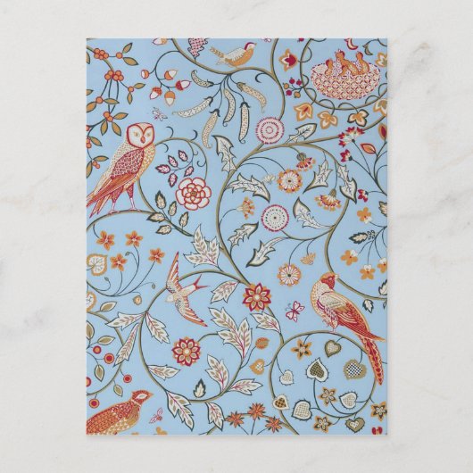 Vogels en bloemen, William Morris Briefkaart (Voorkant)