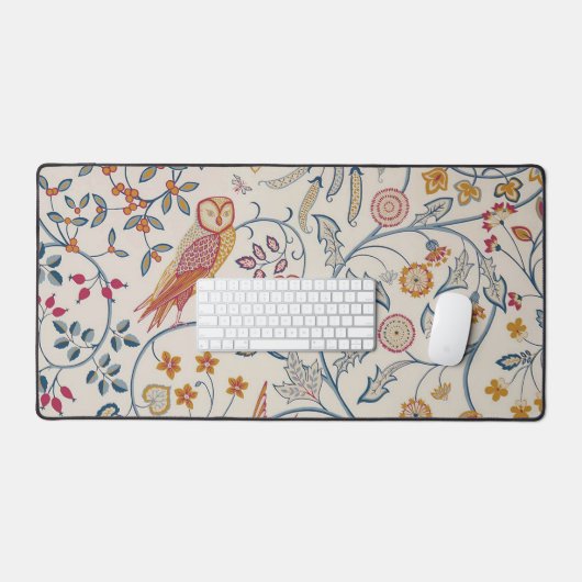 Vogels en bloemen, William Morris Bureaumat (Keyboard & Muis)