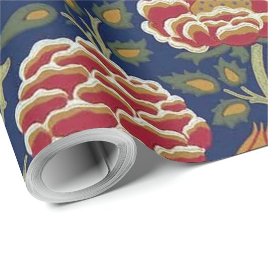 Vogels en bloemen, William Morris Cadeaupapier (Rol Hoek)