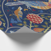 Vogels en bloemen, William Morris Cadeaupapier (Hoek)