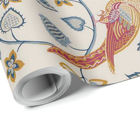 Vogels en bloemen, William Morris Cadeaupapier (Rol Hoek)