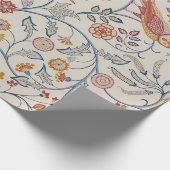 Vogels en bloemen, William Morris Cadeaupapier (Hoek)