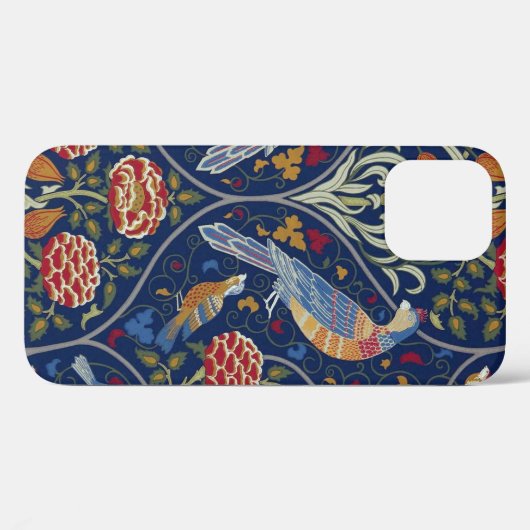 Vogels en bloemen, William Morris Case-Mate iPhone Case (Achterkant (horizontaal))