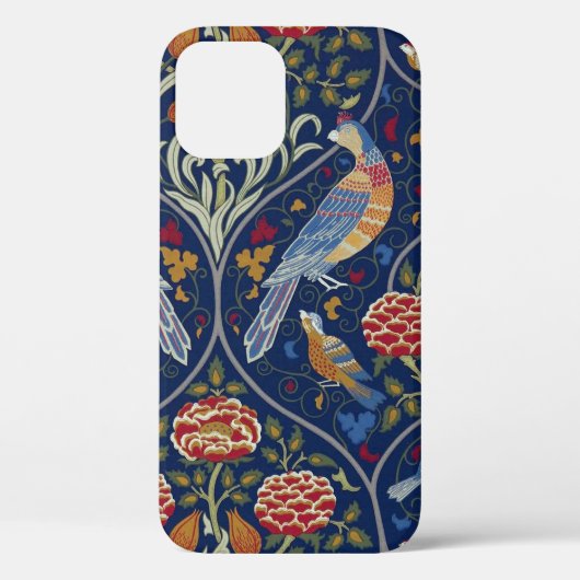 Vogels en bloemen, William Morris Case-Mate iPhone Case (Achterkant)