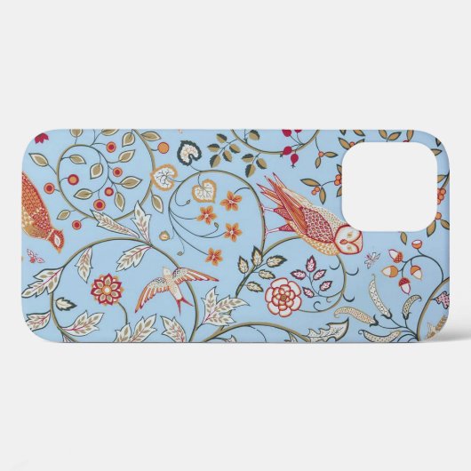 Vogels en bloemen, William Morris Case-Mate iPhone Case (Achterkant (horizontaal))
