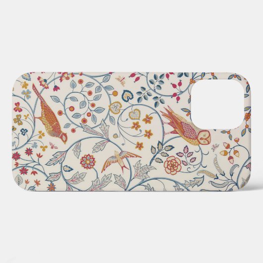 Vogels en bloemen, William Morris Case-Mate iPhone Case (Achterkant (horizontaal))