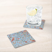 Vogels en bloemen, William Morris Kartonnen Onderzetters (Insitu)