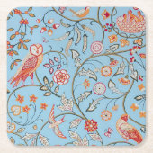 Vogels en bloemen, William Morris Kartonnen Onderzetters (Voorkant)