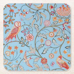 Vogels en bloemen, William Morris Kartonnen Onderzetters