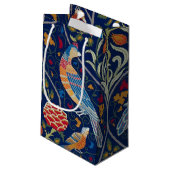 Vogels en bloemen, William Morris Klein Cadeauzakje (Achterkant Gekanteld)