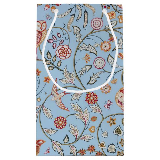 Vogels en bloemen, William Morris Klein Cadeauzakje (Achterkant)