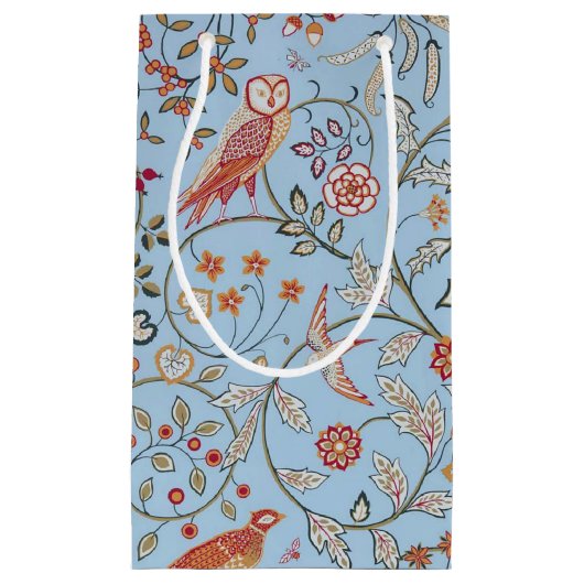 Vogels en bloemen, William Morris Klein Cadeauzakje (Voorkant)