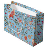 Vogels en bloemen, William Morris Large Gift Bag Groot Cadeauzakje (Voorkant Gekanteld)