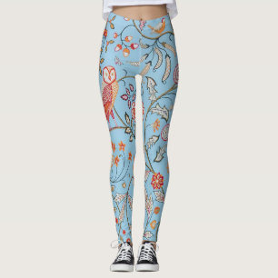 Vogels en bloemen, William Morris Leggings