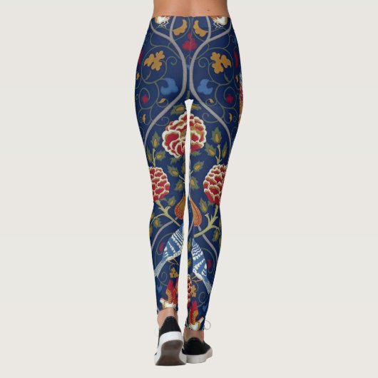Vogels en bloemen, William Morris Leggings (Achterkant)