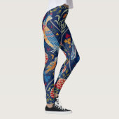 Vogels en bloemen, William Morris Leggings (Rechts)