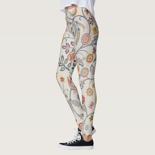 Vogels en bloemen, William Morris Leggings (Links)