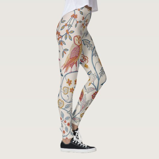 Vogels en bloemen, William Morris Leggings (Rechts)