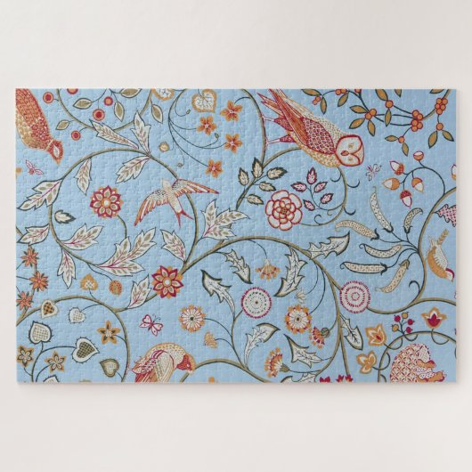 Vogels en bloemen, William Morris Legpuzzel (Horizontaal)