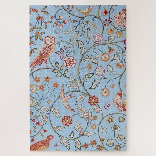 Vogels en bloemen, William Morris Legpuzzel (Verticaal)