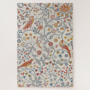 Vogels en bloemen, William Morris Legpuzzel