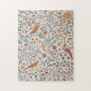 Vogels en bloemen, William Morris Legpuzzel