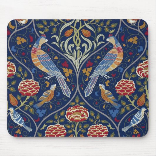 Vogels en bloemen, William Morris Muismat (Voorkant)