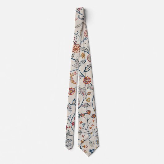 Vogels en bloemen, William Morris Stropdas (Achterkant)