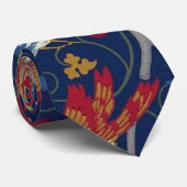 Vogels en bloemen, William Morris Stropdas (Opgerold)