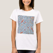 Vogels en bloemen, William Morris T-shirt (Voorkant)
