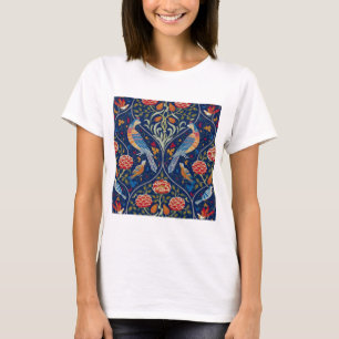 Vogels en bloemen, William Morris T-shirt