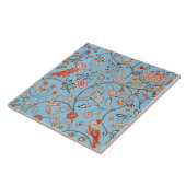Vogels en bloemen, William Morris Tegeltje (Zijkant)