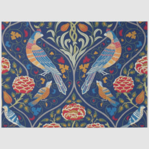 Vogels en bloemen, William Morris Tissuepapier