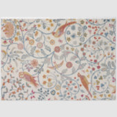 Vogels en bloemen, William Morris Tissuepapier (Voorkant)