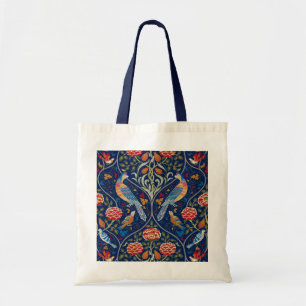 Vogels en bloemen, William Morris Tote Bag