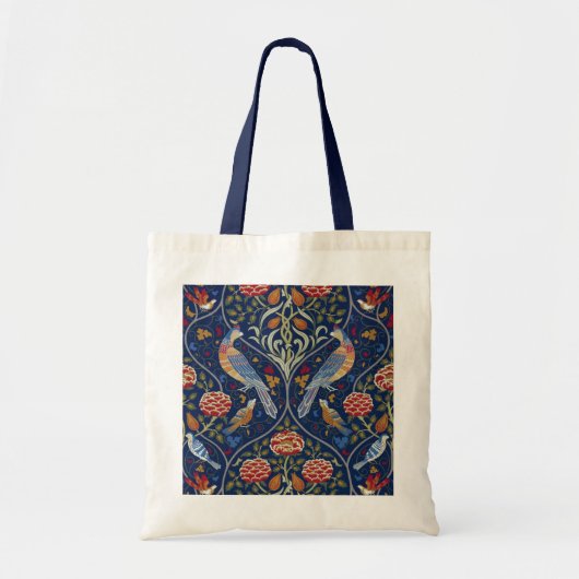 Vogels en bloemen, William Morris Tote Bag (Voorkant)